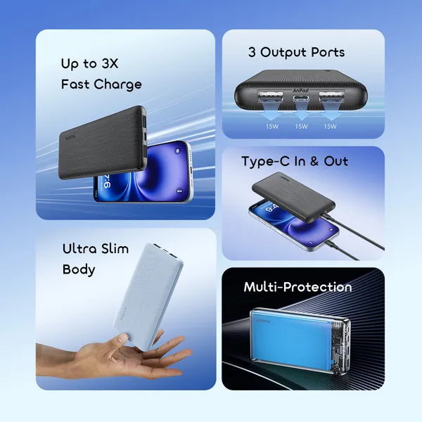 POWERFLOW B11 OPB-1102 Oraimo Power Bank 10000mAh for Sale in Kenya — image 2