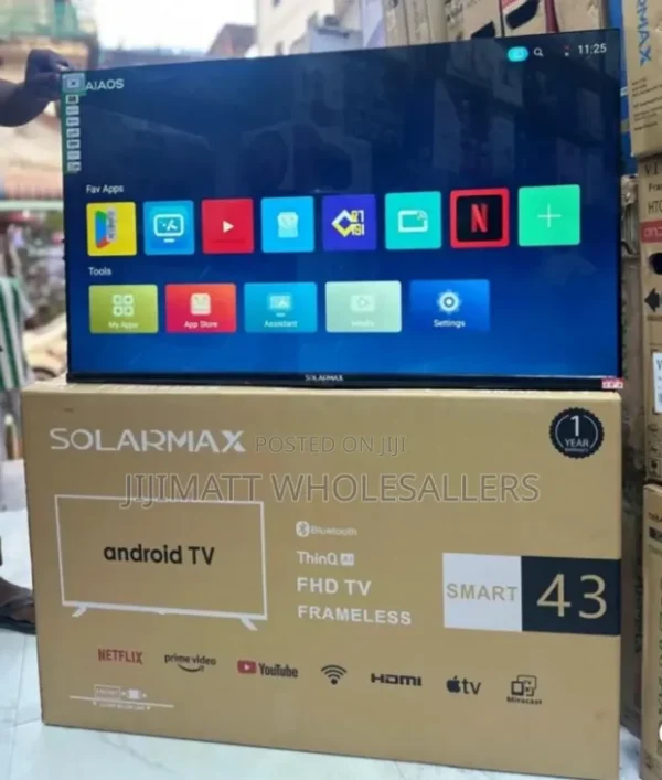 Solarmax 43 Inches Smart TV for Sale in Kenya — image 4
