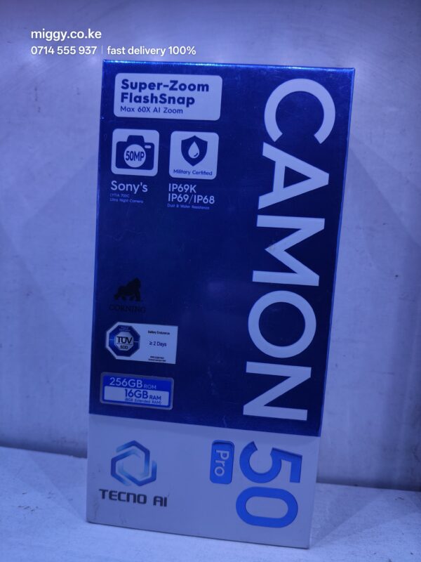 Tecno Camon 50 Pro 256GB for sale in Kenya
