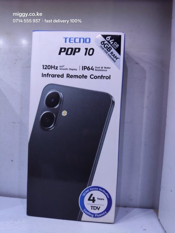 Tecno Pop 10 3GB 64GB for Sale in Kenya — image 3