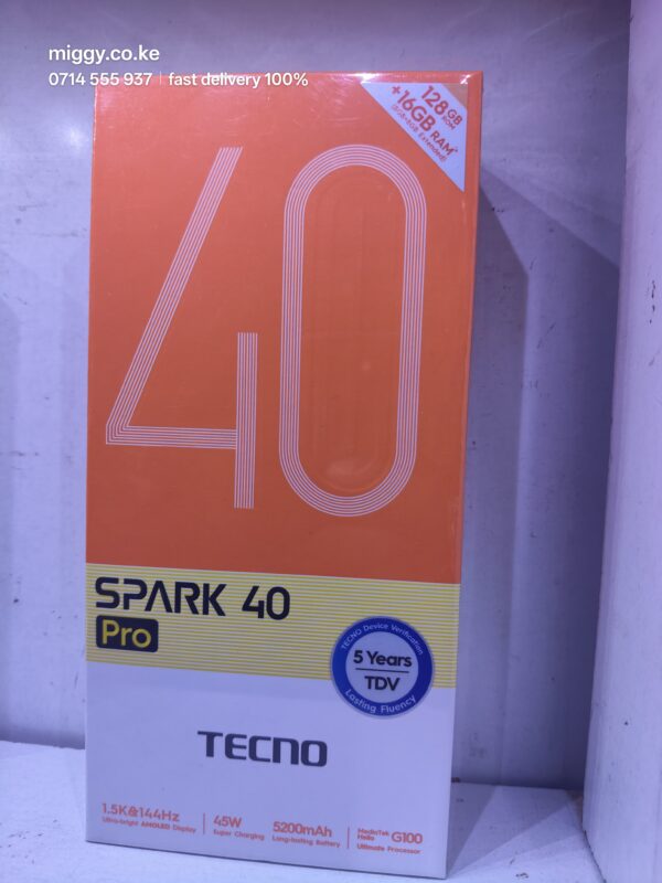 Tecno spark 40 pro 8+128gb for Sale in Kenya