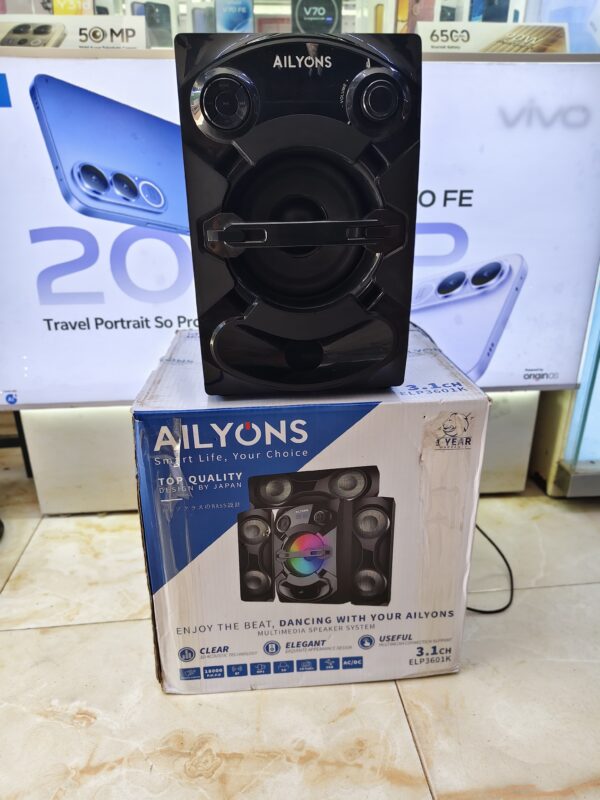 Ailyons ELP 3601 3.1CH Subwoofer System – 18000W Bluetooth for Sale in Kenya — image 4