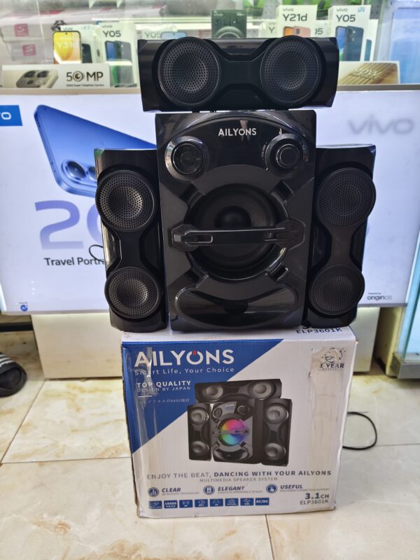 Ailyons ELP 3601 3.1CH Subwoofer System – 18000W Bluetooth for Sale in Kenya — image 8