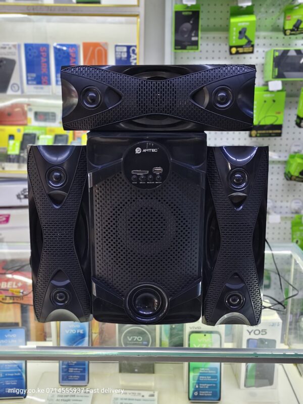 Amtec AM-305 3.1 Multimedia Speaker System – Black for Sale in Kenya