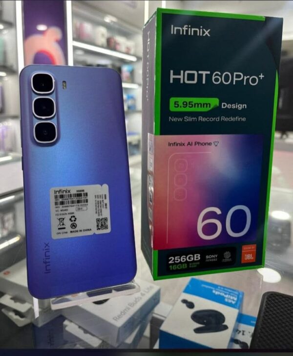 Infinix Hot 60 Pro Plus 4G (256GB) – 144Hz AMOLED 3D Curved Display for Sale in Kenya