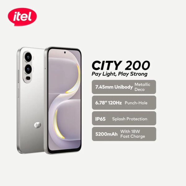 Itel City 200 (4GB/128GB) for Sale in Kenya — image 4