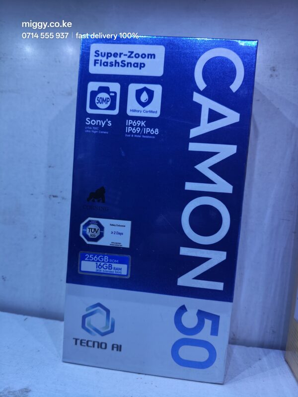 Tecno Camon 50 (256GB/8GB) for Sale in Kenya — image 4