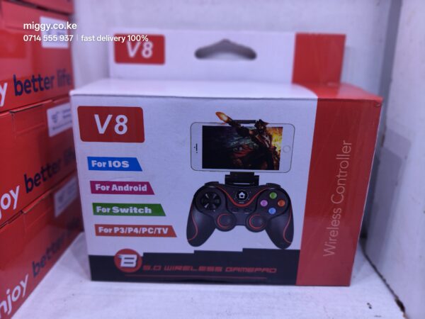 V8 Wireless Game Controller – Bluetooth Joystick for AndroidiOSPC for Sale in Kenya — image 3