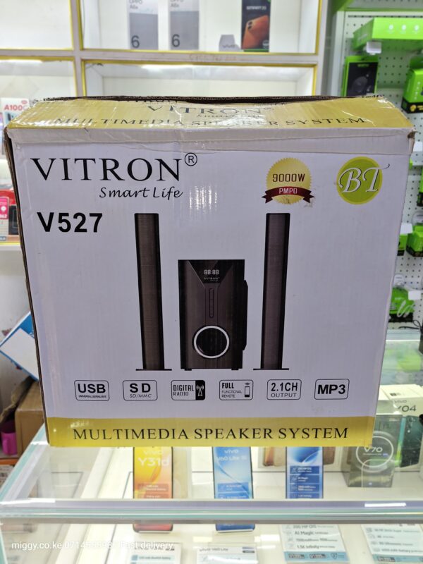 Vitron V527 Tallboy Sub Woofer Home Theatre 2.1 CH for Sale in Kenya — image 3