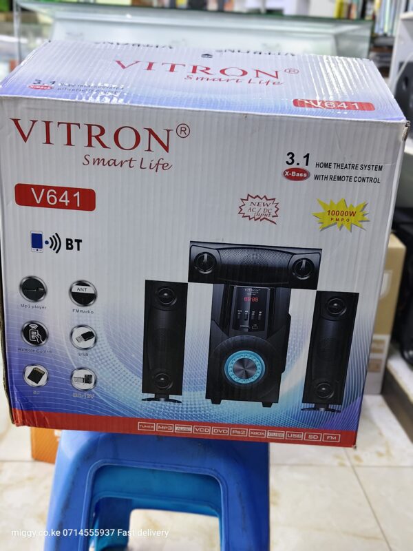 Vitron V641 3.1CH Multimedia Speaker System Woofer for Sale in Kenya — image 4