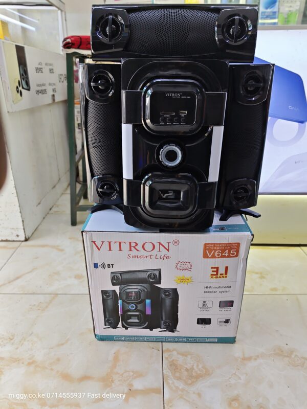 Vitron V645 X-Bass 3.1CH Bluetooth Home Theater System with AC/DC Power for Sale in Kenya