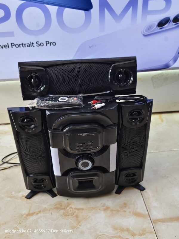 Vitron V645 X-Bass 3.1CH Bluetooth Home Theater System with AC/DC Power for Sale in Kenya — image 5