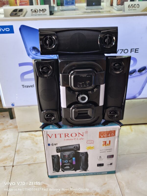 Vitron V645 X-Bass 3.1CH Bluetooth Home Theater System with AC/DC Power for Sale in Kenya — image 4