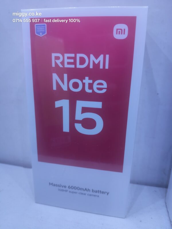 Xiaomi Redmi Note 15 4G (8GB/256GB) for Sale in Kenya — image 4