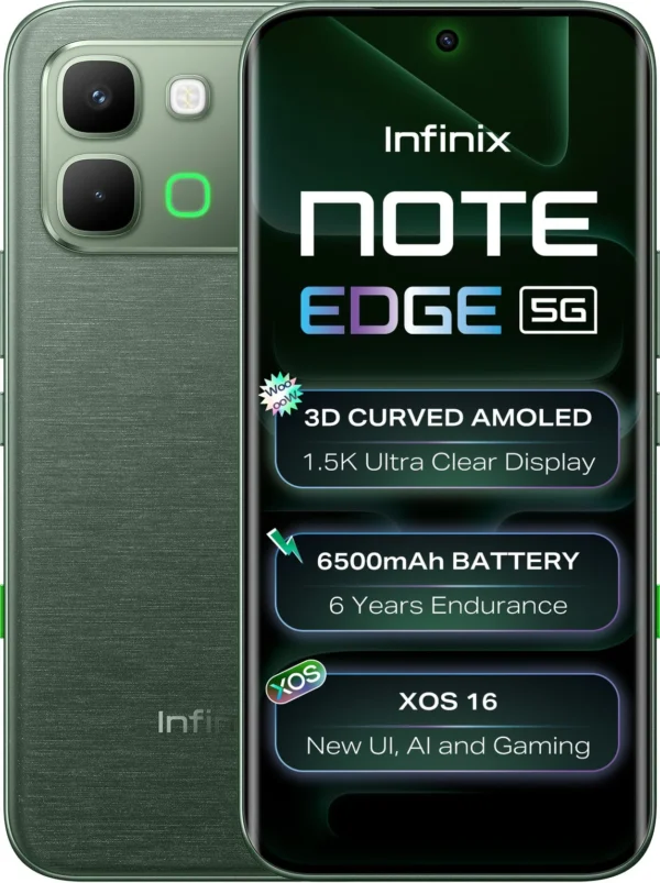 Infinix Note Edge 5G 16GB RAM 256GB Curved Display for Sale in Kenya — image 4