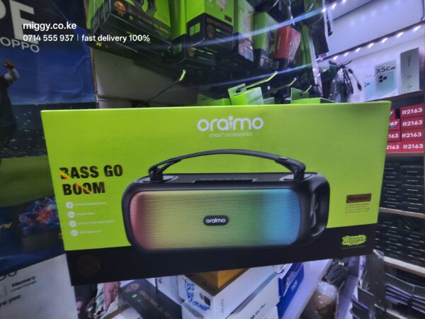 Oraimo Bass Go Boom OBS-75D Portable Wireless Speaker for Sale in Kenya — image 2
