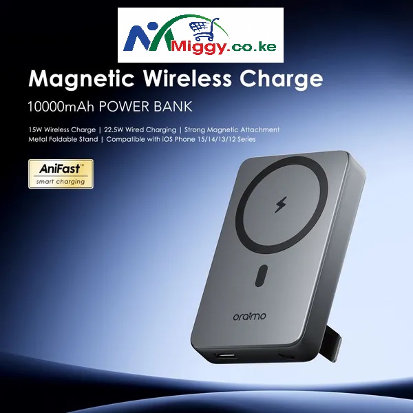 Oraimo MagPower 15 10000mAh Wireless Power Bank for Sale in Kenya — image 2
