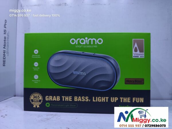 Oraimo SpaceBox 8W FM Wireless Speaker for Sale in Kenya — image 7